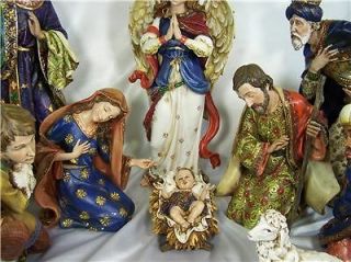 SALE HUGE 19 Nativity Set for Church Chapel Christmas Reduced 