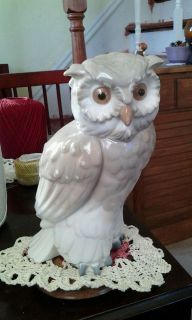 Nao by Lladro Spain Porcelain OWL 7 in Tall c 1979 Excellent 