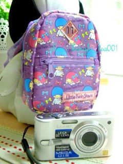 Little Twin Stars Mini Backpack Digital Camera iPod iPhone Pouch Coin 