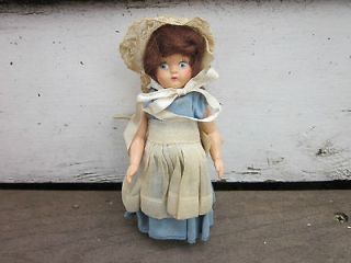 Vtg NANCY Ann STORYBOOK ? Doll 5 HARD Plastic MOLDED Shoes
