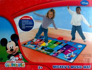   MOUSE CLUBHOUSE,INTE​RACTIVE ELECTRONIC FLOOR PIANO,MUSIC MAT,NEW