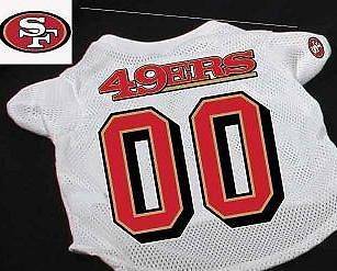 SAN FRANCISCO 49ERS OFFICIALLY LICENSED DOG JERSEY SIZE MEDIUM