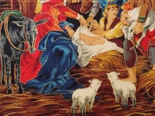 New Nativity Christmas Mary Joseph Baby Jesus Wise Men Holiday Fabric 