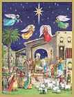 CASPARI Nativity Scene Boxed Christmas Holiday Greeting Cards   16ct 
