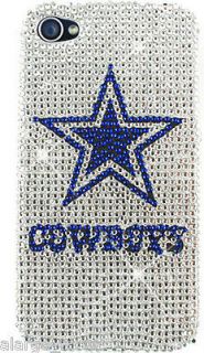 Dallas Cowboys NFL Bling iPhone 4 4S Case Snap On Cover Faceplate 