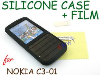   Plastic Cover Hard Case + Screen Protector for Nokia C3 00 VWCC758