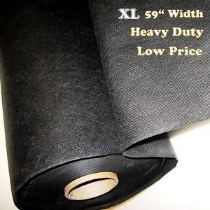 XL Black Upholstery Base Cloth / Lining 60 Width Fabric Material 