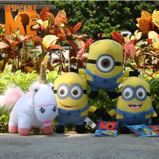   Me Plush Toy Unicorn & Minions Movie Figures Stuffed Animal Doll