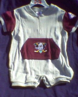 Anaheim MIGHTY DUCKS 18m Infant Outfit Onesie Shirt Creeper NWT