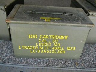 50 cal ammo can water tight box rafting hunting tools US Military