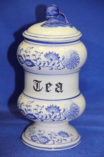 1960s? Made In Japan Original Arnart Creations Blue Onion TEA 