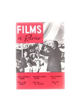 Films in Review Back Issues 1972 April,Marlon Brando,Talia Shire, The 