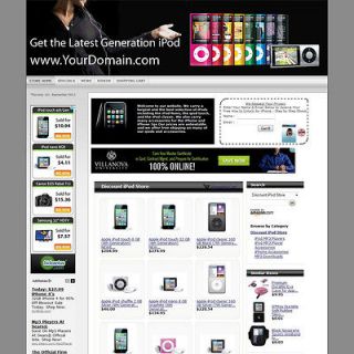 Very Popular iPod  Player Website Business For Sale