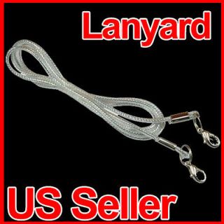 Neck Strap Lanyard for Cell Phone  iPod iPhone White