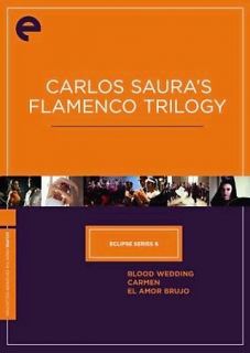 Carlos Sauras Flamenco Trilogy DVD, 2007, 3 Disc Set