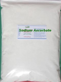 5lb Sodium Ascorbate Pure Powder USP (2270g 0 Buffered Ascorbic Acid 