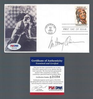 Anthony Quinn signed postal cover PSA/DNA