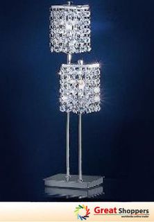 antique crystal table lamps in Antiques
