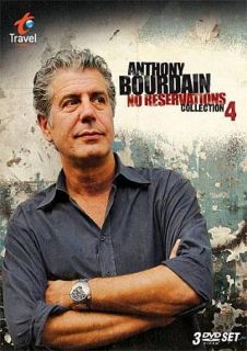 Anthony Bourdain No Reservations   Collection 4 DVD, 2009, 3 Disc Set 