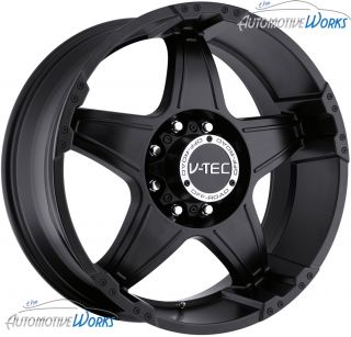   8x170 0mm Matte Black Wheels Rims Inch 20 (Fits 2000 Ford Excursion
