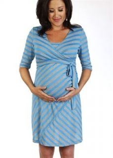   JAPANESE WEEKEND Maternity Trendy Stripes NURSING DRESS Breastfeeding