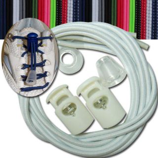 No Tie Elastic Shoe Laces 13 color available turn your shoes into slip 