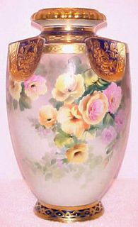 Hand Painted Noritake Vase