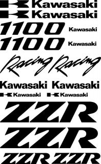Kawasaki 1100 ZZR Decals Graphics Stickers