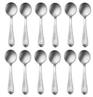   Stainless Quality Round Bowl Soup Spoons   Your Choice 4 Patterns