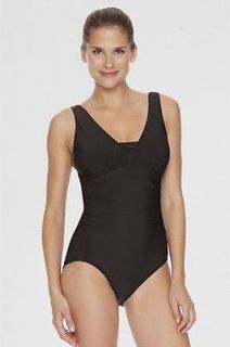    End Grecian One Piece Mastectomy Slender Swimsuit Womens 6 NIP $92