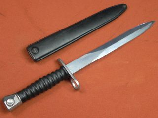 Vintage Swiss Sweden Bayonet Dagger Fighting Knife