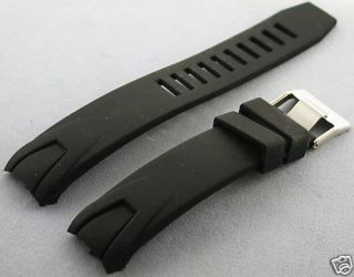 RUBBER WATCH BAND FOR OMEGA SEAMASTER PLANET OCEAN 22MM