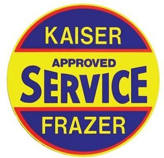 Kaiser Frazer Service Sign Refrigerator Magnet