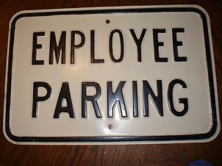   ROAD SIGN W RAISED BLOCK LETTERS VINTAGE OLD NEVER USED SIGN COLLECTOR