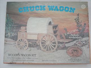 Vintage Allwood Brand, Chuck Wagon 1/16 scale model kit #5015