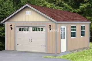 Garage Plans with Shed Roof