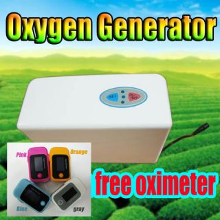 CE Portable Oxygen Concentrator Generator for Home/Travel +free pulse 