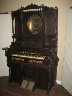 Antique A.B. Chase Victorian Era Parlor Organ Columbian Exposition 