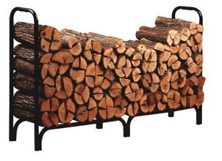 Panacea 8 Outdoor Steel Firewood Log Rack Holder 96