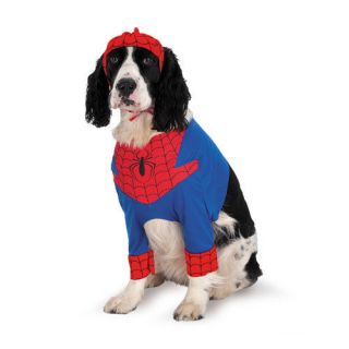 SPIDERMAN SPIDER PET DOG COSTUME SMALL MEDIUM LARGE LICENSED NEW IN 