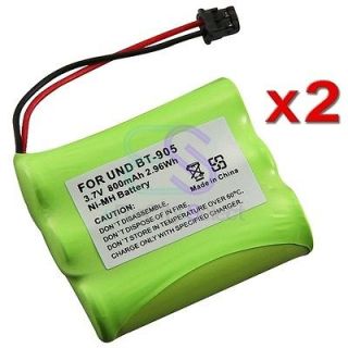 Newly listed 2 Cordless Phone Rechargeable Battery For Uniden BT 905