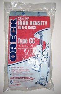 Genuine Oreck XL Type CC Vacuum Cleaner Bags CCPK8