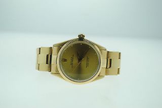 Rolex Oyster Perpetual 18K Gold Watch 1005 Extremely Rare
