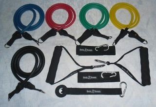   11 PIECE RESISTANCE BAND SET 4 USE WITH P90X AND TAPOUT XT PROGRAMS