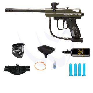Kingman 2012 Spyder Victor Paintball Marker   Olive HPA N2 Player 