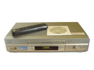 Sony 4 Head Hi Fi VHS VCR Player & Recorder with Remote Control 