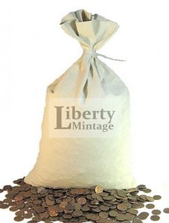 5000 WHEAT PENNIES / CENTS $50 Face Value Bag 1940 1958 P, D or S 