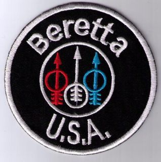 BERETTA USA HUNTING PISTOL GUN PATCH IRON ON SEW ON