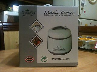   Empress Magic Cooker Insulated Cooking Thermal Pot Steam warmer 5.8 qt