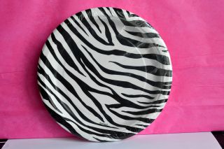 Zebra Chic Stripe Animal Print Party Supplies You make your choices 